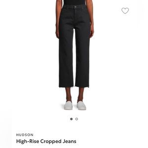 Hudson Cropped High rise jeans